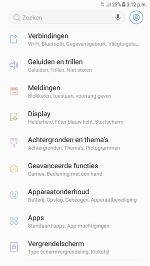 Selecteer Verbindingen