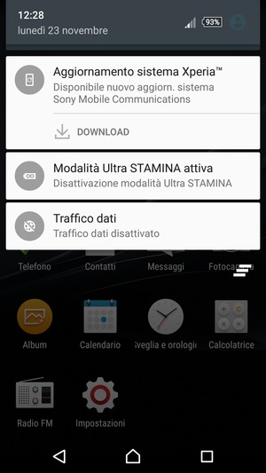 Seleziona Modalità Ultra STAMINA attiva