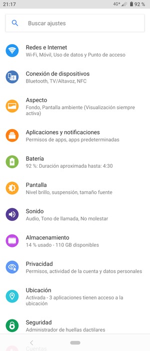 Seleccione Redes e Internet