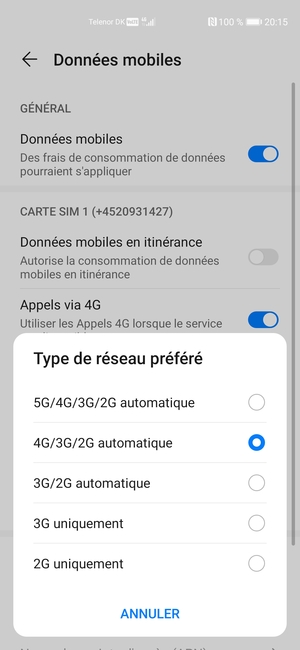 Sélectionnez votre option préférée