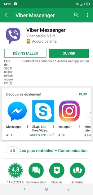 Sélectionnez OUVRIR