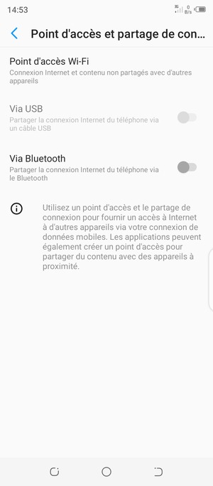 Sélectionnez Point d'accès Wi-Fi