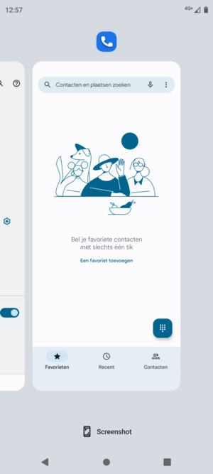 Veeg apps naar boven om ze te sluiten