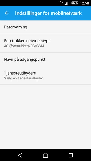 Vælg Navn på adgangspunkt