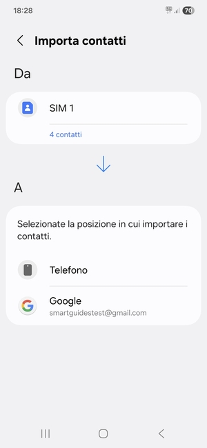 Seleziona Google