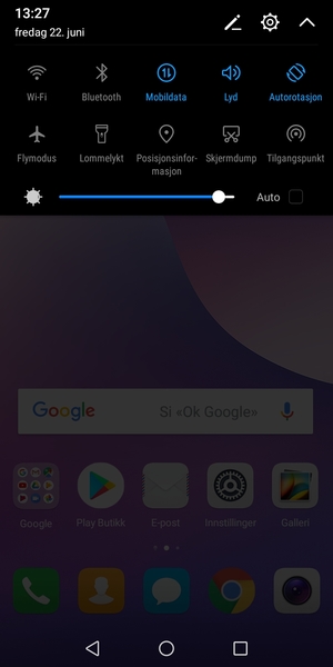 Kryss av i Auto avkrysningsboksen