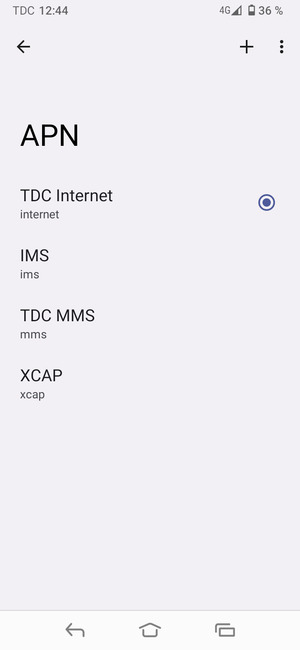 Sélectionnez le bouton du Menu
