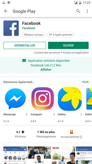 Sélectionnez OUVRIR
