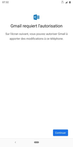 Sélectionnez Continuer