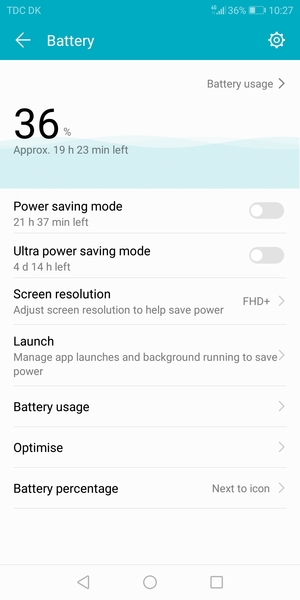 Turn on Power saving mode
