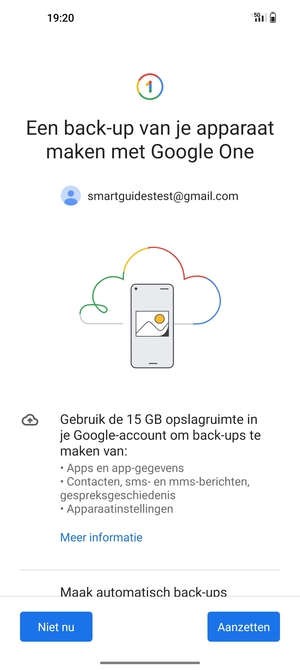 Selecteer Aanzetten
