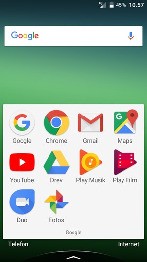 Vælg Gmail