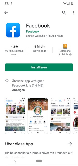 Wählen Sie Installieren