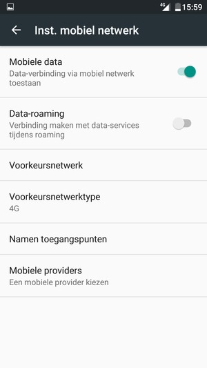 Selecteer Namen toegangspunten