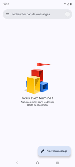 Votre messagerie Gmail est prête à l'emploi