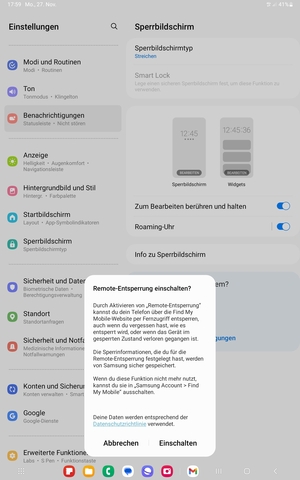 Wählen Sie die gewünschte Option