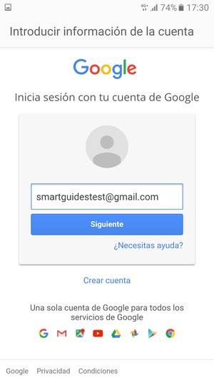 Seleccione Siguiente