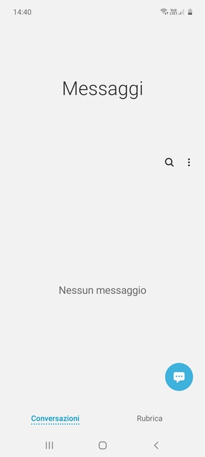 Seleziona il tasto Menu