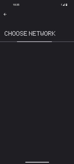 Wait for the search to finish