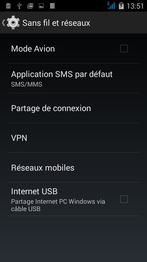 Sélectionnez Réseaux mobiles