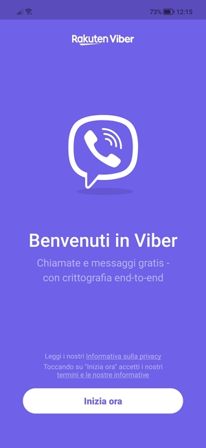 L'app è pronta per l'uso