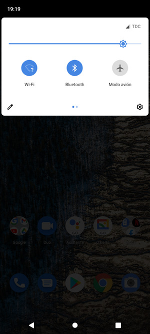 Desactive Wi-Fi y Bluetooth