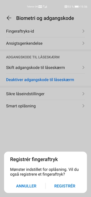 Vælg ANNULLER