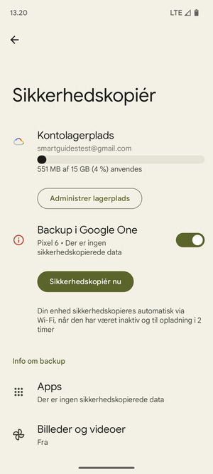 Vælg Kontolagerplads