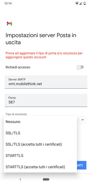 Seleziona Nessuno