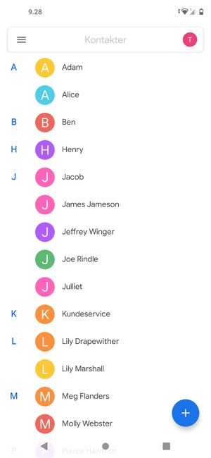 Vælg Menu-knappen