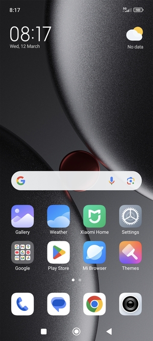 Select the Recent apps button