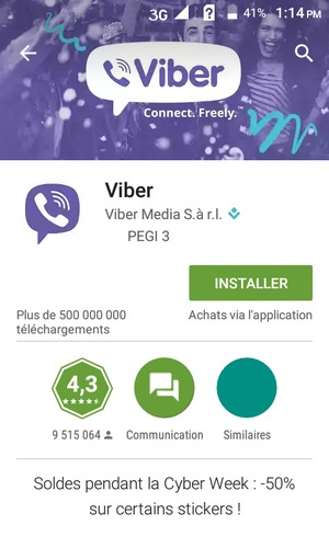 Sélectionnez INSTALLER