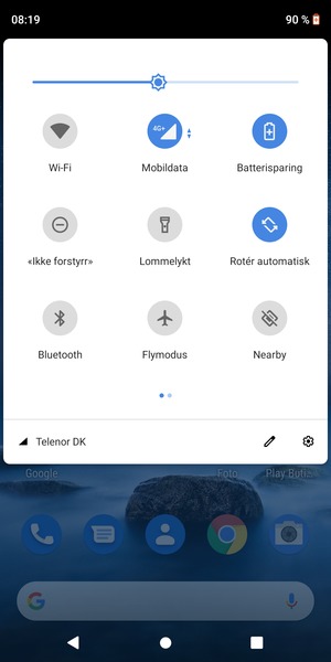 Velg Innstillinger-knappen