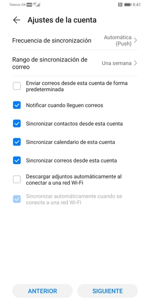 Seleccione SIGUIENTE