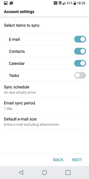 Select NEXT
