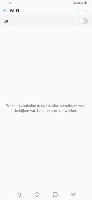 Schakel Wi-Fi in