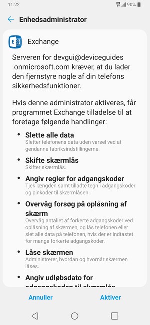 Vælg Aktiver