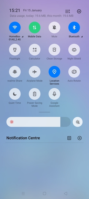 Turn off Wi-Fi and Bluetooth