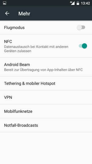 Wählen Sie Mobilfunknetze
