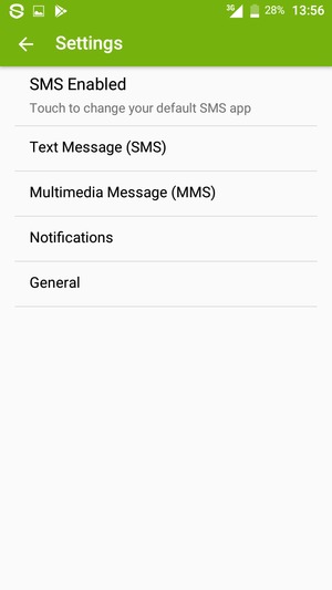 Select Text Message (SMS)