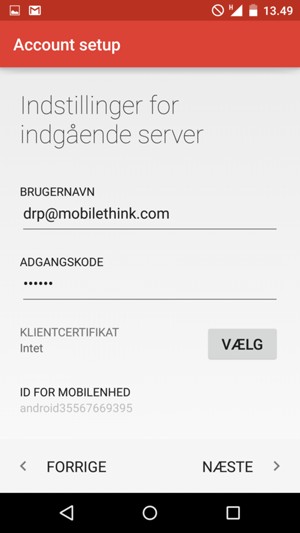 Indtast Brugernavn