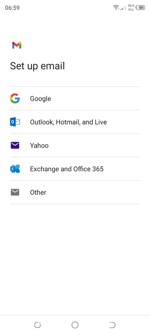 Select Outlook, Hotmail, and Live