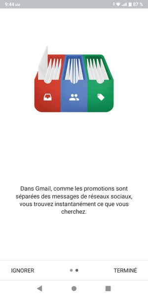 Sélectionnez TERMINÉ