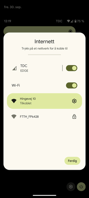 Slå av Wi-Fi