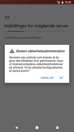 Vælg OK