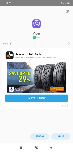 Velg ÅPNE