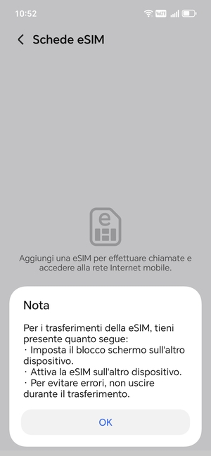 Seleziona OK