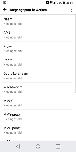 Voer mms-gegevens in