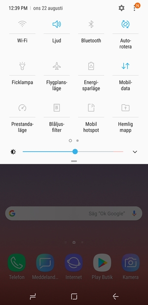 Svep åt vänster