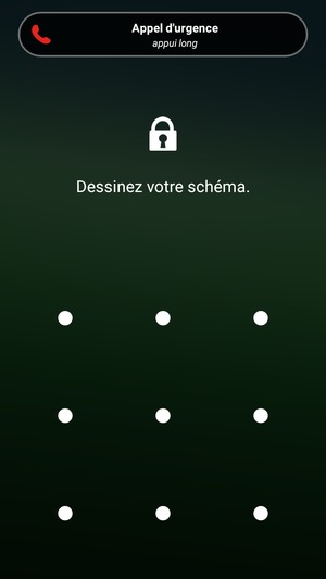 Votre téléphone est maintenant sécurisé par un écran de verrouillage